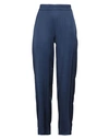 CAMICETTASNOB CAMICETTASNOB WOMAN PANTS SLATE BLUE SIZE 10 VISCOSE, ELASTANE