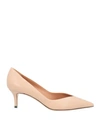 Emporio Armani Woman Pumps Blush Size 10.5 Soft Leather In Pink