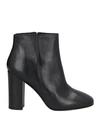 Rebel Queen Woman Ankle Boots Dark Brown Size 11 Soft Leather In Black