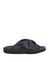 Pomme D'or Woman Sandals Black Size 9 Soft Leather