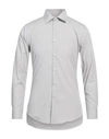 Primo Emporio Man Shirt White Size L Cotton, Elastane In Grey