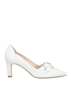 Tod's Woman Pumps White Size 8 Leather