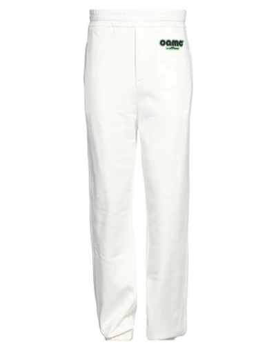 Oamc Man Pants White Size L Cotton