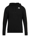 Kappa Man Sweatshirt Black Size Xl Cotton, Polyester