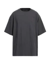 Puma Man T-shirt Lead Size M Polyamide, Polyester In Grey