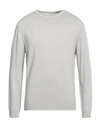 BELLWOOD BELLWOOD MAN SWEATER LIGHT GREY SIZE 42 MERINO WOOL