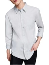 AND NOW THIS MENS POPLIN COLLARED BUTTON-DOWN SHIRT