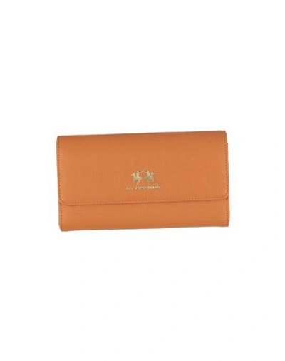 La Martina Woman Wallet Camel Size - Polyurethane In Beige