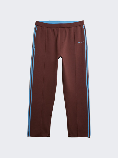 Adidas Originals Adidas By Wales Bonner Logo Detailed Panelled Trousers In Mystery Brown