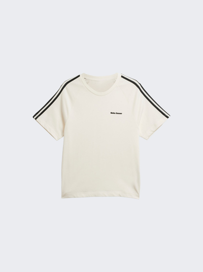 Adidas Originals Men's Adidas X Wales Bonner Short-sleeve T-shirt In Chalk White