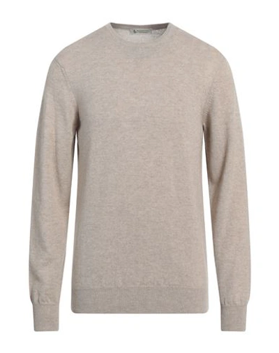 Piacenza Cashmere 1733 Man Sweater Beige Size 44 Cashmere