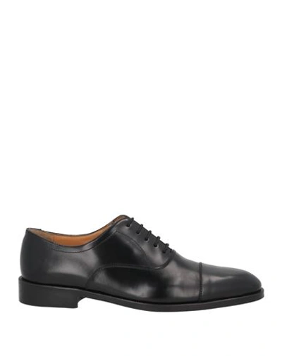 Di Mella Man Lace-up Shoes Black Size 9.5 Soft Leather