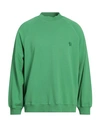 Nanushka Man Sweatshirt Green Size L Organic Cotton In Green