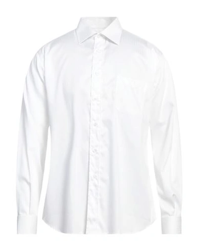 Ingram Man Shirt White Size 17 Cotton