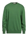 Cashmere Company Man Sweater Green Size 48 Wool, Cashmere