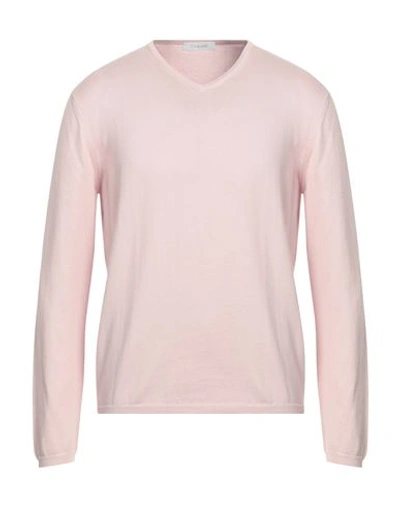 Cruciani Man Sweater Pink Size 42 Cotton