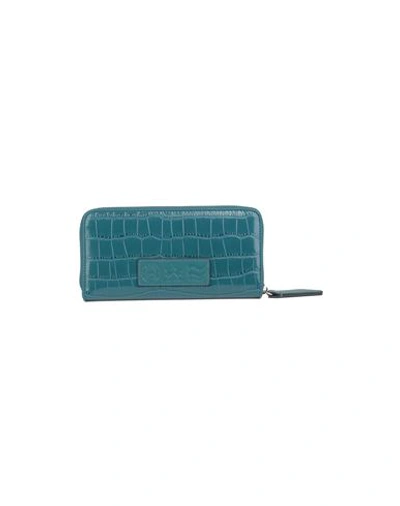 La Martina Woman Wallet Deep Jade Size - Polyurethane In Green