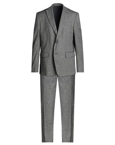 Barbati Man Suit Grey Size 42 Virgin Wool