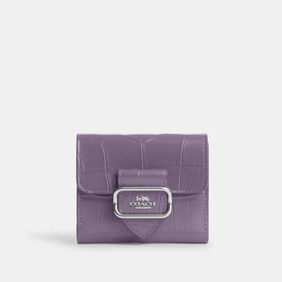 Coach Outlet Small Morgan Wallet In Purple