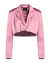 Actualee Woman Suit Jacket Pink Size 4 Polyester In Pink