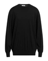 Cruciani Man Sweater Black Size 50 Cotton