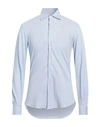 Rossopuro Man Shirt Sky Blue Size 16 ½ Cotton