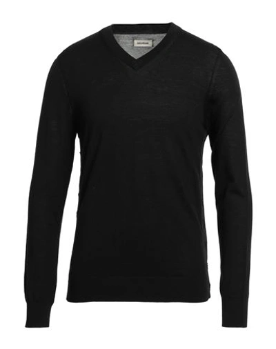 Zadig & Voltaire Man Sweater Black Size M Merino Wool