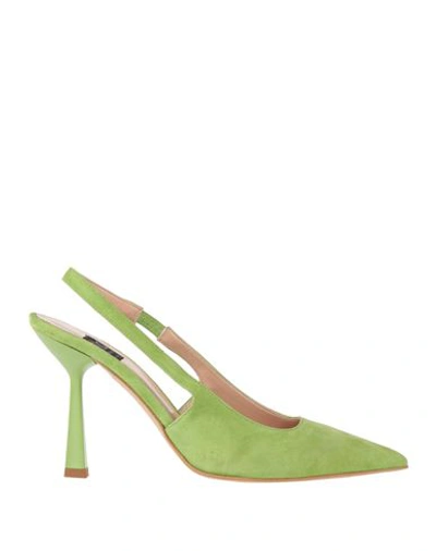 Islo Isabella Lorusso Woman Pumps Light Green Size 11 Soft Leather