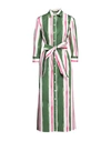 Camicettasnob Woman Midi Dress Military Green Size 6 Cotton, Elastane