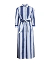 Camicettasnob Woman Midi Dress Lilac Size 4 Cotton, Elastane In Purple