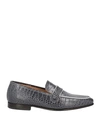 Giovanni Conti Man Loafers Slate Blue Size 13 Soft Leather