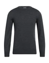 Primo Emporio Man Sweater Lead Size Xxl Merino Wool In Grey