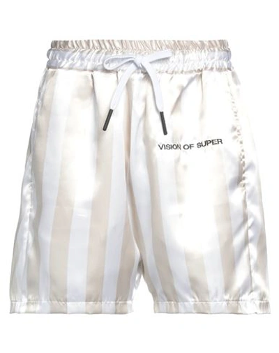 Vision Of Super Man Shorts & Bermuda Shorts Beige Size M Polyester