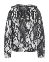Just Cavalli Man Sweatshirt Black Size Xxl Cotton In Black