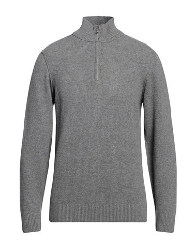 Crossley Man Turtleneck Grey Size M Wool, Cashmere