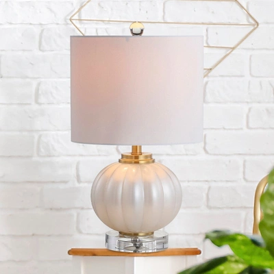 Jonathan Y Pearl 17.5" Glass/crystal Led Table Lamp