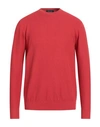 Drumohr Man Sweater Red Size 40 Cotton In Red