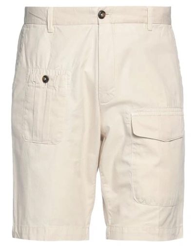 Briglia 1949 Man Shorts & Bermuda Shorts Beige Size 32 Cotton