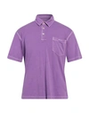 Gant Man Polo Shirt Deep Purple Size M Cotton