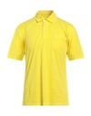 Gant Man Polo Shirt Yellow Size M Cotton