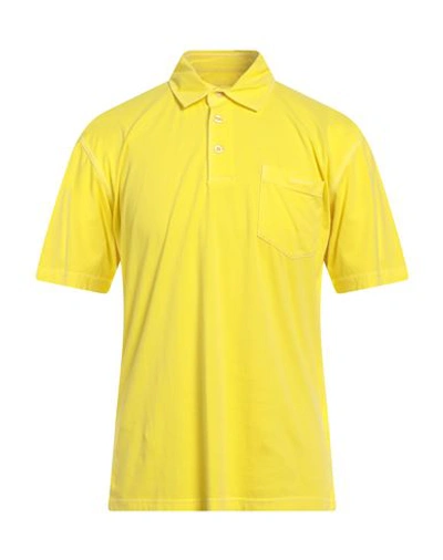 Gant Man Polo Shirt Yellow Size M Cotton