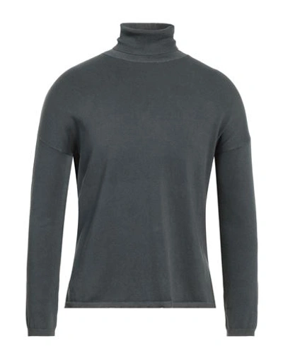 Majestic Filatures Man Turtleneck Lead Size 1 Organic Cotton, Elastane In Grey