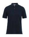 Gran Sasso Man Polo Shirt Midnight Blue Size 40 Cotton