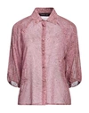 Federica Tosi Woman Shirt Fuchsia Size 10 Silk In Pink