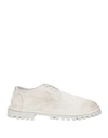 Marsèll Woman Lace-up Shoes Light Grey Size 8 Leather In Grey