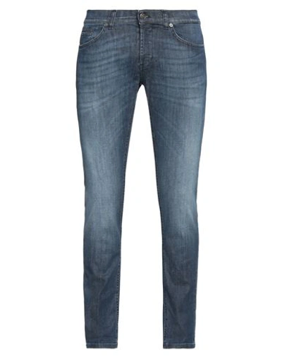 Dondup Man Jeans Blue Size 31 Cotton, Elastane