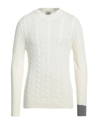 MQJ MQJ MAN SWEATER IVORY SIZE 44 POLYAMIDE, WOOL, VISCOSE, CASHMERE