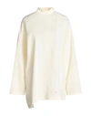 Y-3 Woman T-shirt Ivory Size S Cotton, Polyester In White