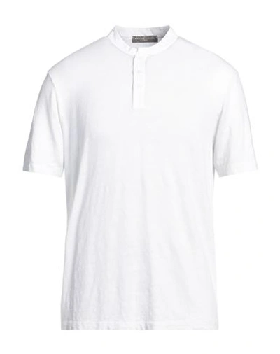 Daniele Fiesoli Man T-shirt White Size S Linen, Elastane