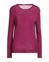 MASSIMO ALBA MASSIMO ALBA WOMAN SWEATER MAUVE SIZE XL WOOL